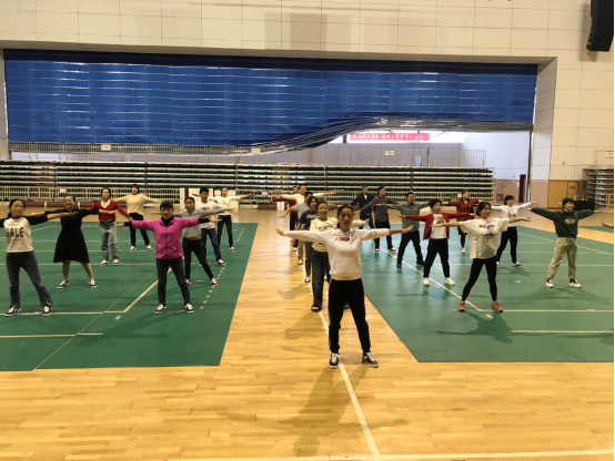 市总工会工间操比赛开赛倒计时，各代表队火热备战！