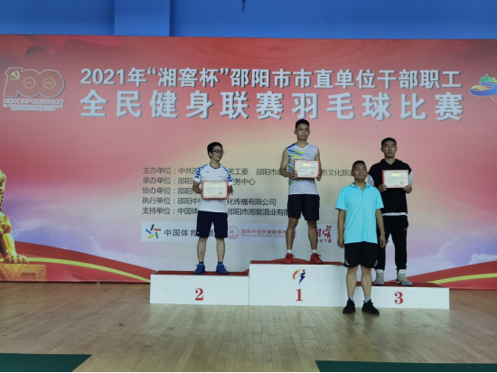 邵阳市市直单位干部职工全民健身联赛羽毛球比赛圆满闭幕暨颁奖仪式